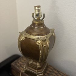 Vintage Table Lamp Bronze/Metalic Brown