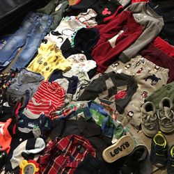 Ropa Y Zapatos De Bebe Sz18/24 Ms