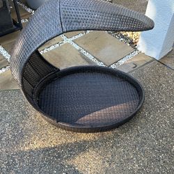 Wicker Dog Bed