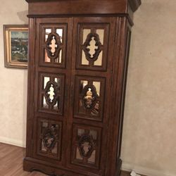 Huge Wood Armoire