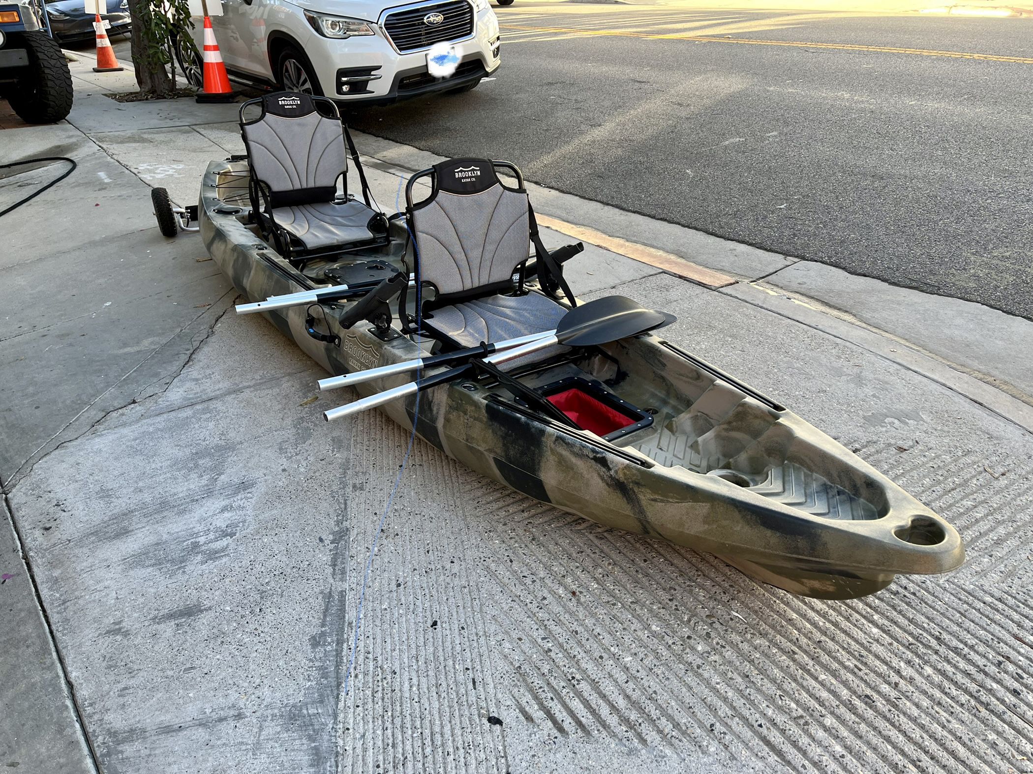 2021 13’ 2 person fishing kayak