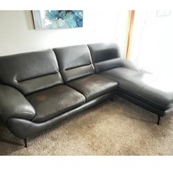 Modern Gray Sectional Couch – $45 (or $90 w/ Delivery)