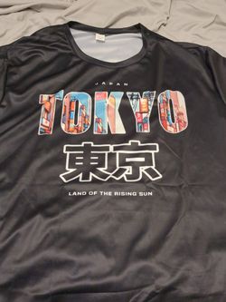 6XL MEN'S LAND OF THE RISING SUN T-SHIRT... TOKYO
