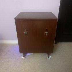 Mid Century Modern Record Cabinet