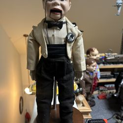 Charlie McCarthy Ventriloquist Doll