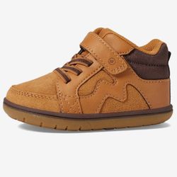 Stride Rite SRT Ames Boys Sneakers US 12.5 Brown Casual Shoes BB038801 Kids NEW