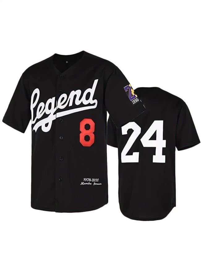 Kobe Bryant Tribute - Baseball Style Jersey