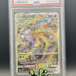 Pokemon Card, SWSH Crown Zenith Mewtwo Vstar GG44/GG70 PSA 10