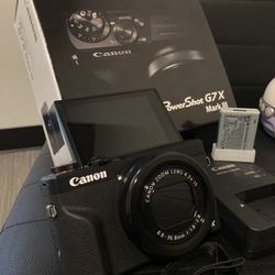 Canon G7X Mark III Power Shot Camera