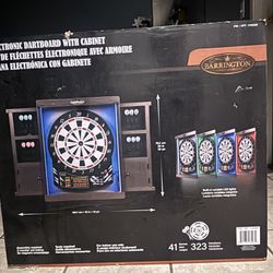 Electronic Dartboard With Cabinet!