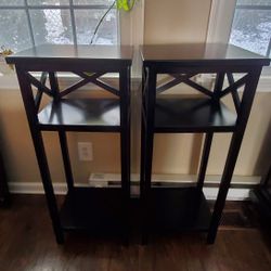 Tall Solid Wood Nightstands
