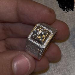 Moissanite Domineering Ring 2.0carat Vvs S925