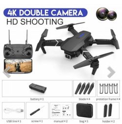 New HD Dual Camera RC FPV WIFI Drone Portable Wide Angle Fol