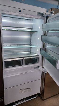Monogram 36inch panel ready bottom freezer refrigerator