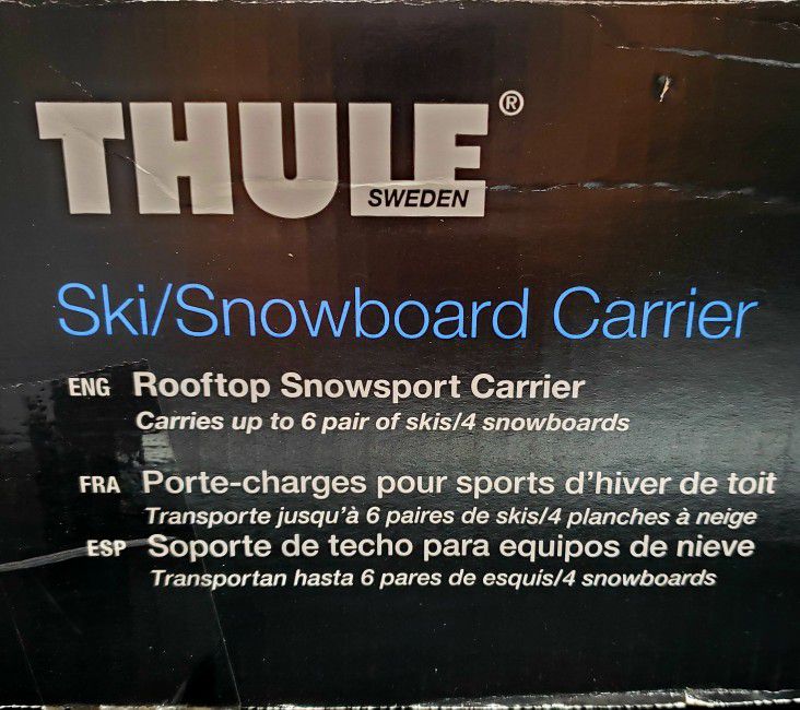 Thule 91725U Universal Rooftop Snowsport Carrier