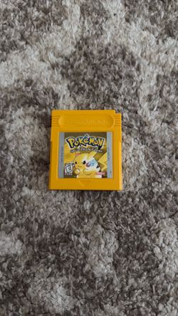 Pokemon yellow for nintendo gameboy