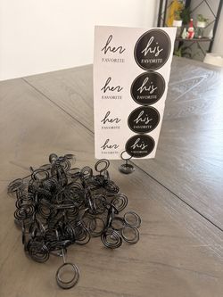 46 Black Photo/Card Holders