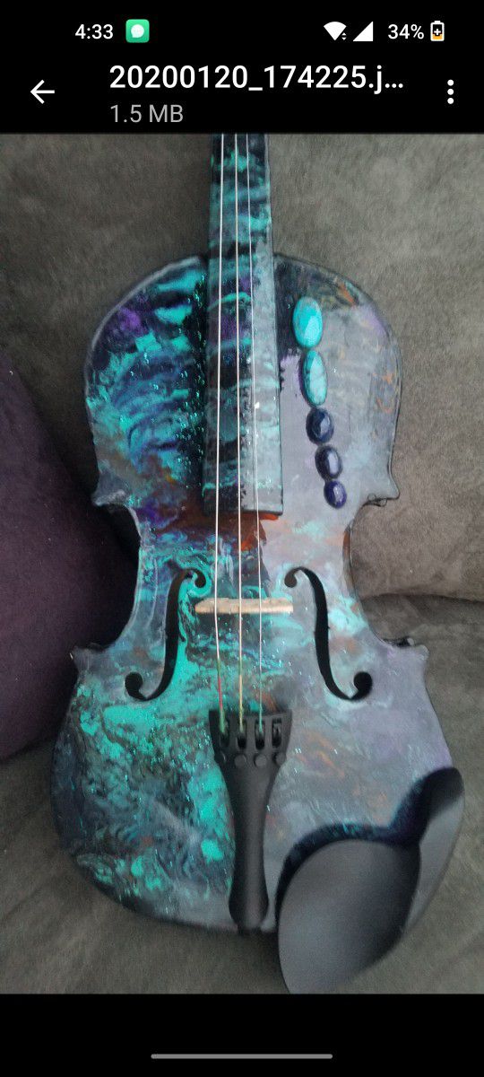 Hand Painted Violin