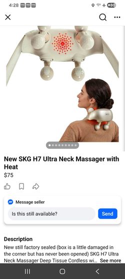 Neck massager with heat. Really good one