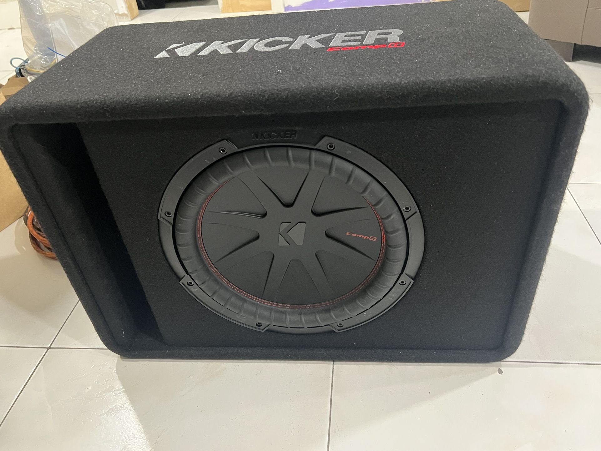 Kicker Comp R 12” Model 48CWR124 4OHM DualVoiceCoil