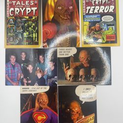 Set Of 7 Tales Of The Cript Trading Cards #33, 62, 40, 101, 37, 77 And 100