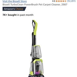 BISSELL TurboClean PowerBrush Pet Carpet Cleaner 2987