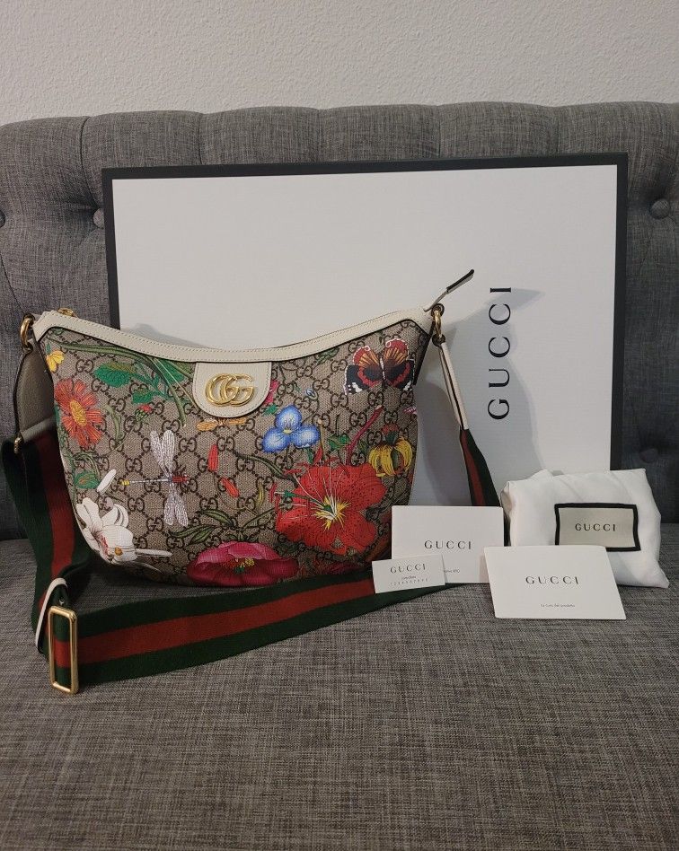 Gucci Ophidia Floral Crossbody Bag / OBO
