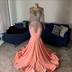 Coral Prom Dress