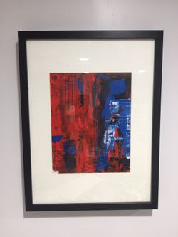 Abstract painting, 8x10