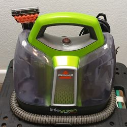 BISSELL LITTLE GREEN PROHEAT PORTABLE DEEP CLEANER/UPHOLSTERY CLEANER 