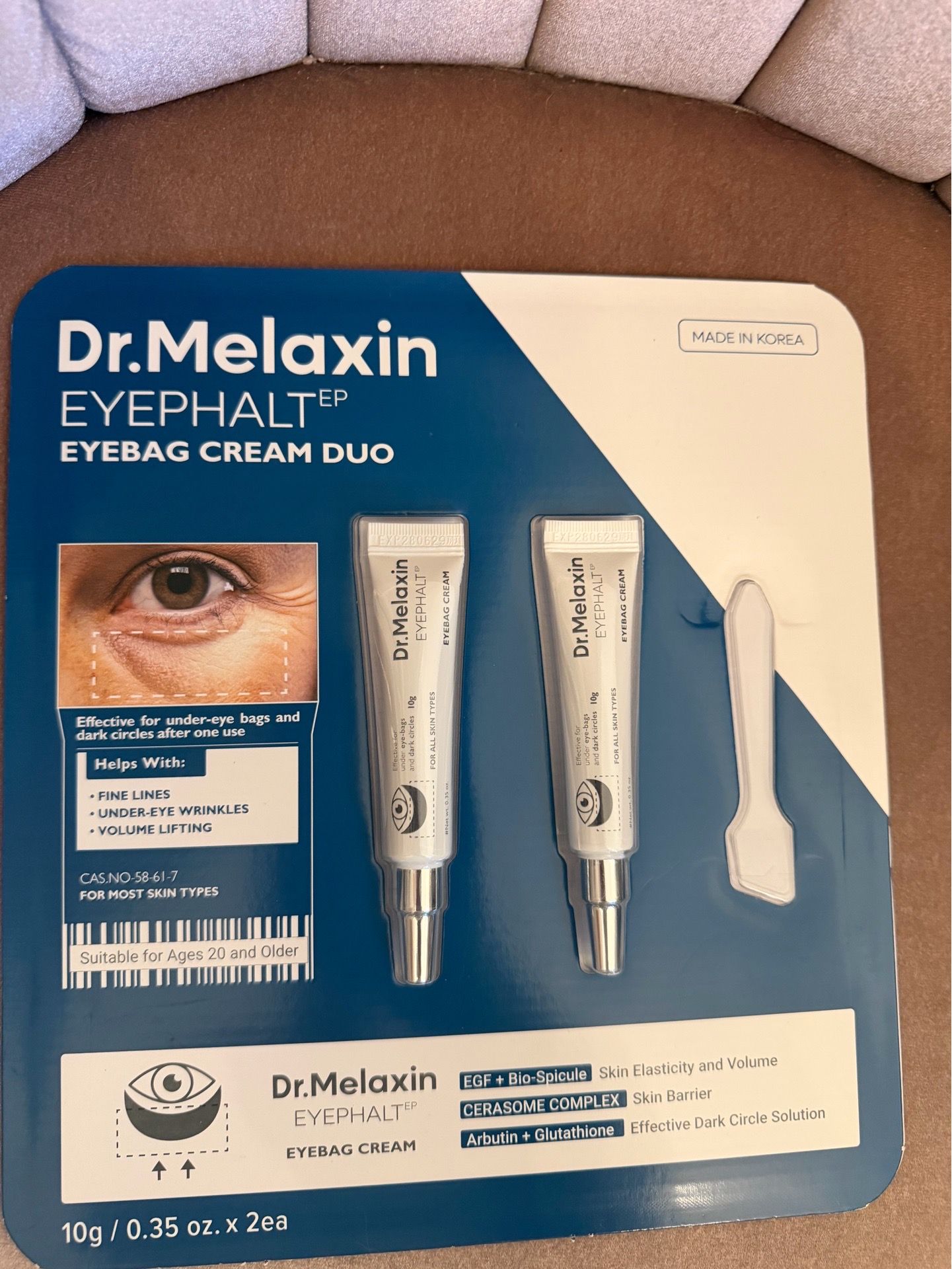 Dr. Melanin eyebag cream duo