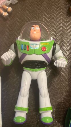 Buzz Lightyear Power Up Ultimate 12" Talking Action Figure Toy Story Thinkway