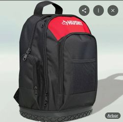 Husky 16" tool backpack and Bucket bag