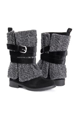 Muk Luks boots size 10 black, worn once