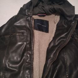 men's Tommy Hilfiger leather jacket 