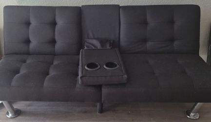 Black futon