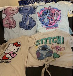 Kid Stitch t-shirts 1 Hello kitty