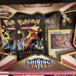 Shining Fates Mad Party Pin Collection 