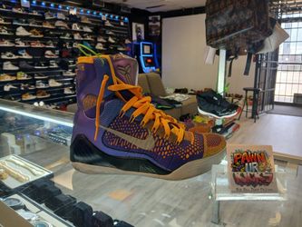 NIKE KOBE 9 ELITE "TEAM SHOWTIME" - #630847 500 - SIZE 8
