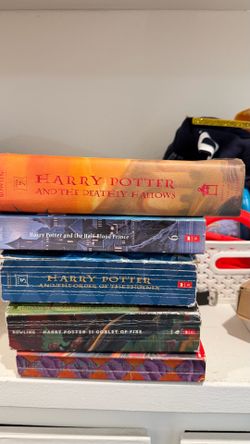 Harry Potter Hardcover Book Lot 3–7 by J.K. Rowling | Scholastic | Good/Very Good