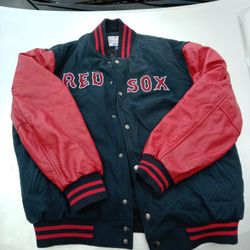 Boston Red Sox Leather Coat 
