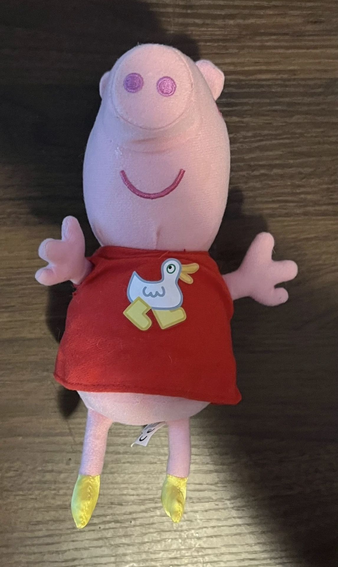 Peppa Pig Plush Stuffed Animal Kids Toy Doll Duck Dress 8"