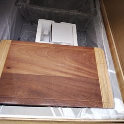 Brand New Stainless Steal Black Kitchen Double Basin Farm Sink W/Extra Items