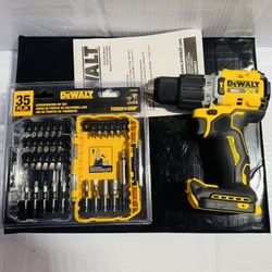 20V XR Brushless Cordless 1/2 in. Hammer Drill and 35pcs screw driving bit set