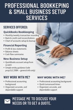 Quickbooks Bookkeeping Services 