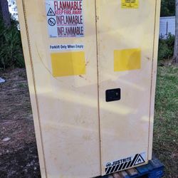 Fire Cab Flammable Cabinet Chemical Locker 65" H