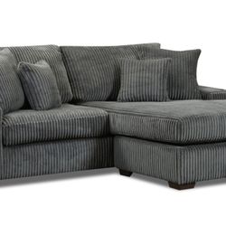 New Gray Or Black Sectionals On Sale! 