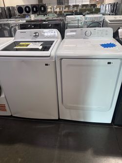 Samsung washer and dryer gas new open box
