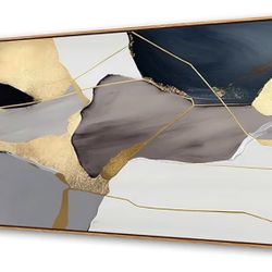 DZL Art WKA75075 Abstract Wall Art For Living Room Large Size 