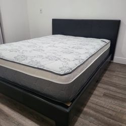 NEW QUEEN-SIZE PILLOW TOP MATTRESS AND BOX SPRING 🆕️